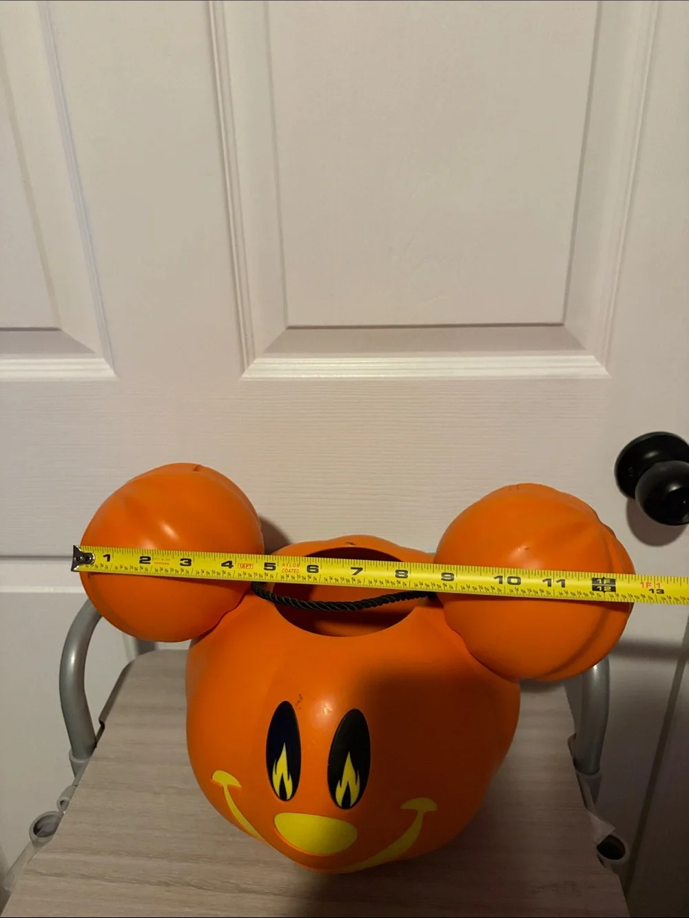Disney Halloween Mickey Pumpkin Light-Up Treat Bucket